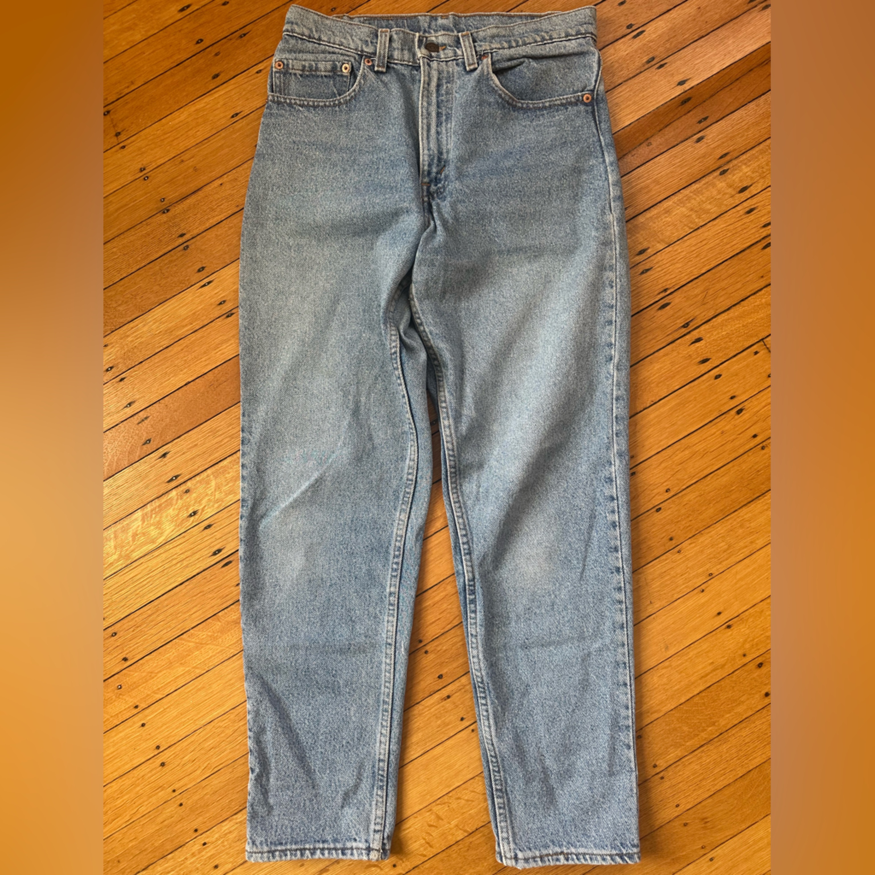 Levi's Vintage 550 Light Wash Straight Jeans